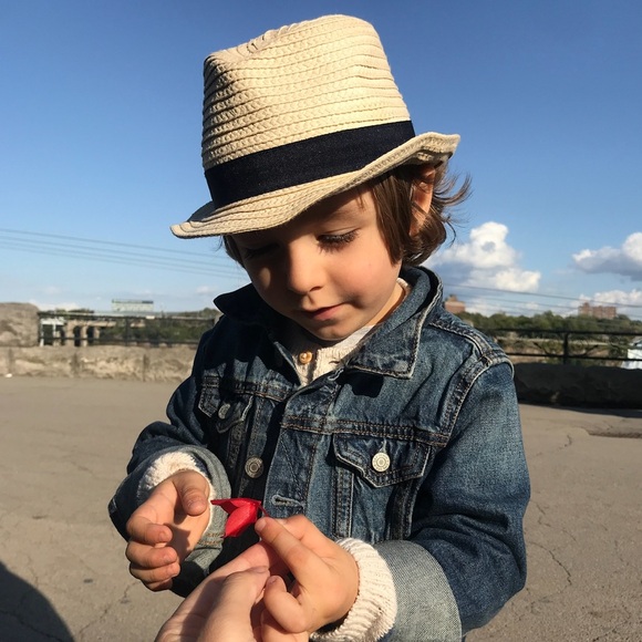 Kids Straw Fedora - Picture 5 of 5